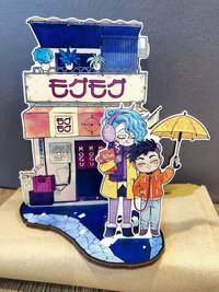 Derek & Gogo Holzaufsteller - Black & Blue - Melanie Schober.jpg