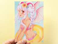 "Beach Fantasy" Postkarte - Chipsyartworks_2.jpg