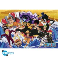 One Piece - Poster "The crew in Wano Country" (91.5x61) - AbyStyle (1)