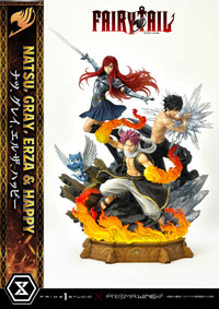 Natsu, Gray, Erza, Happy - Standard Version - Concept Masterline - Prisma Wing - Prime  Studio (1)