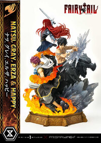 Natsu, Gray, Erza, Happy - Standard Version - Concept Masterline - Prisma Wing - Prime  Studio (7)