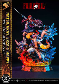 Natsu, Gray, Erza, Happy - Standard Version - Concept Masterline - Prisma Wing - Prime  Studio (12)