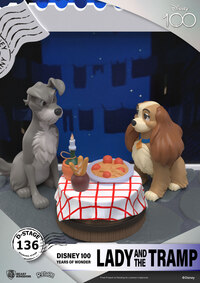 Susi und Strolch - Disney 100th Anniversary - D-Stage Diorama - Beast Kingdom Toys (10)