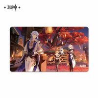 Traveler - Aether & Lumine ( Twin Stars on Floral Sea) - Genshin Impact - Mousepad /Spielmatte - miHoYo (1)