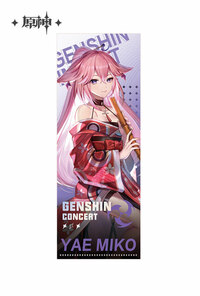 Yae Miko - Genshin Impact 2022 Online Concert Series - Hologram Erinnerungsticket - miHoYo (1)