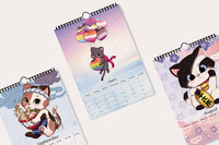 kawai Neko - Katzen Kalender 2024 - Hideko Merchandise (1)