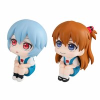 Rei Ayanami & Shikinami Asuka Langley - Limited Set - Neon Genesis Evangelion Look Up - Megahouse (3)