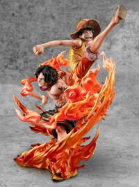 Monkey D. Ruffy & Puma D. Ace - Bond Between Brothers 20th Limited - POP - Portrait Of Pirates Maximum - Megahouse (3)