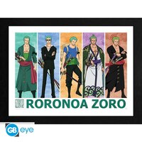 "Pirate Hunter Zoro" - gerahmtes Poster - One Piece - AbyStyle (1)