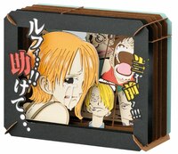 Nami bittet ruffy um Hilfe ( Ruffy...!! Help...) - One Piece - Papiertheater (PT-121X) - Ensky (1)