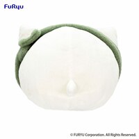 Nemu Neko - Grüner Schal - Plüschtier - Furyu (30 cm) (4)