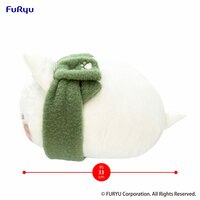 Nemu Neko - Grüner Schal - Plüschtier - Furyu (30 cm) (3)