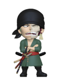 Lorenor Zorro - One Piece - Freeny's Hidden Dissectibles Wanted Series - Mighty Jaxx (1)