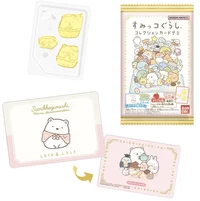Sumikko Gurashi - Metalic Karte mit Kaugummi und Sticker - Coris - 3,5 g (1)