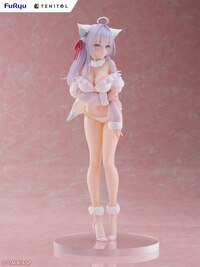 Alya - White Fox - Tenitol Tall PVC Statue by Furyu (31 cm) - 1