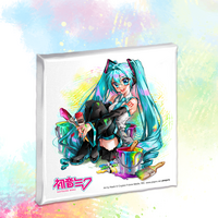 Hatsune Miku - Miku Expo 2024 - Canvas Art (Miku Sitting) - Nashi (1)