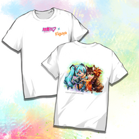 Hatsune Miku - Miku Expo 2024 - T-Shirt - Größe XXL (Hatsune Miku x Figu-Chan Chibis) - Nashi (1)