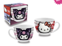 Hello Kitty & Kuromi - Hello Kitty and Friends - Cappuccino Tasse - Coriex (1)