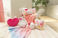 Molang mit Herzballon - Konturform Kissen (35 x 30 x 8 cm) (1)