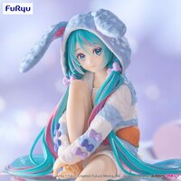 Hatsune Miku - Blue Color - Rabbit Ear Hood Pajama - Noodle Stopper - Furyu - 2