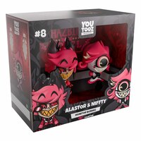 Alastor & Niffty - Monitor Buddiez - Hazbin Hotel Vinyl Figures - Youtooz   - 4