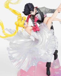 Usagi Tsukino & Tuxedo Mask - Moonlight Glow - FiguartsZERO Chouette PVC Statue (24 cm) von Bandai Spirits - 4
