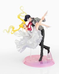 Usagi Tsukino & Tuxedo Mask - Moonlight Glow - Figuarts Zero Chouette - Bandai Spirits (8)