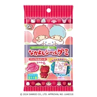 Peko X Sanrio Characters Gummy Strawberry Flavour mit Sticker - 19 g - Fujiya (1)