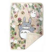 Totoro - Mein Nachbar Totoro - Decke (Fluffy Blanket Totoro Strawberry) (100 x 140 cm) - Marushin (1)