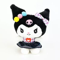 Kuromi - Plüsch (Gingham Denim Mascot with Ball Chain) - Sanrio (1)