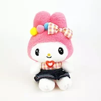 My Melody - Plüsch (Gingham Denim Mascot with Ball Chain) - Sanrio (1)