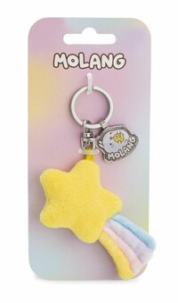 Sternschnuppe - Molang - Schlüsselanhänger an Header Karte (6cm) (1)