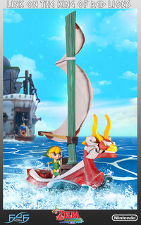 Link auf dem Roten Leuenkönig – First 4 Figures Statue - 4