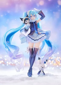 Hatsune Miku (Snow) x Kuromi - Good Smile Company (1)