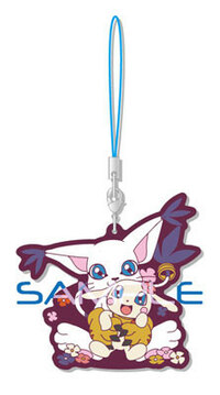 Veemon and Chibimon - Digimon Anhänger - Rabasuto Collection - 1