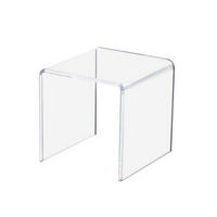 U-Ständer - Dekobrücke - Erhöhung für Figuren - Acrylglas - Größe 10 cm x 10 cm - 1