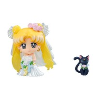Usagi / Bunny Tsukino, Mamoru Chiba, Luna und Artemis - 4er Set - Sailor Moon Happy Wedding - Petit Chara - 2