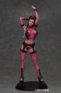 Sophia Zkebevitch - Maroon Nylon Cosplay Version - Fullcock - 7