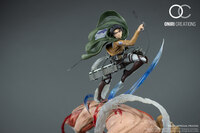 Levi vs. Female Titan – Attack on Titan Resin Diorama (Oniri Créations) - 11