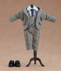 Outfit Set (Grey Suit) - Nendoroid Doll - Original Character Parts  - Re-Release - 2