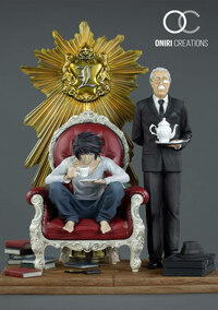 L et Watari - Death Note Diorama - Oniri Creations - 12