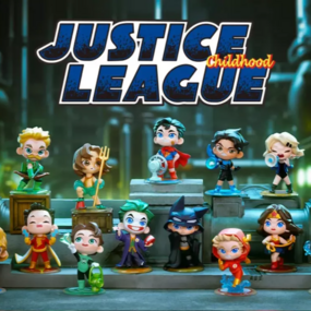 Zufällige Auswahl - DC Justice League - Childhood Series - Mini Figuren - Pop Mart - Profil