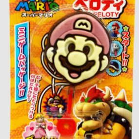 Super Mario - Peloty Milk Chocolate Lollipops - Glico - 20g - Profil