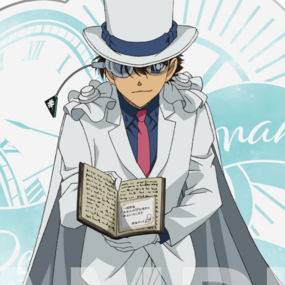 Kaito Kid - Case Closed - Acrylic Stand (Reading Ver.). - Kadokawa - Profil