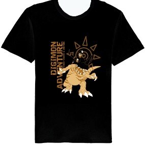 Digimon T-Shirt - Tai Yagami and Greymon - Size M - Profil