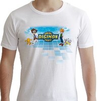 Digimon T-Shirt - Tai Yagami, Matt Ishida, Agumon und Gabumon - Größe S