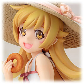 Shinobu Oshino mit Donuts - Profil