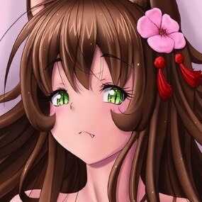 Figu-chan - Sexy Sleepover - Dakimakura Kissenbezug inkl. Kissen - 150 x 50 cm - Profil