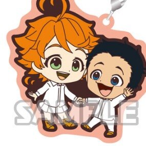Emma und Phil - The promised Neverland Gummianhänger Duo - Profil