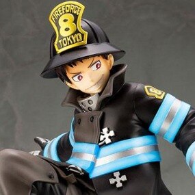 Shinra Kusakabe - Glow in the Dark Bonus Edition - Fire Force - ARTFX J - Kotobukiya - Neuauflage - Profil